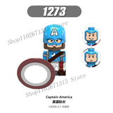 Marvel Avengers Superhero Building Blocks Iron Man Doctor Strange Hulk Thanos Spider-Man Venom Hawkeye Bricks Toys
