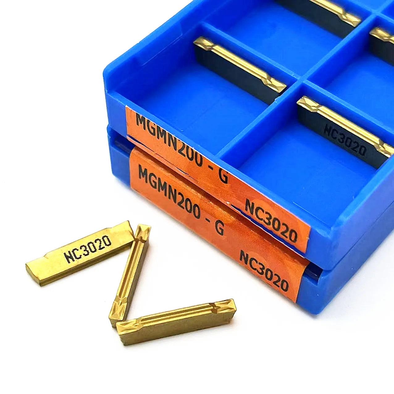 MGMN200 G NC3020 PC9030 NC3030 Herramientas de torneado Inserto de carburo para ranurado de 2 mm para metal MGMN 150 Insertos de ranurado para torno Prating