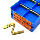 MGMN200 G NC3020 PC9030 NC3030 Herramientas de torneado Inserto de carburo para ranurado de 2 mm para metal MGMN 150 Insertos de ranurado para torno Prating