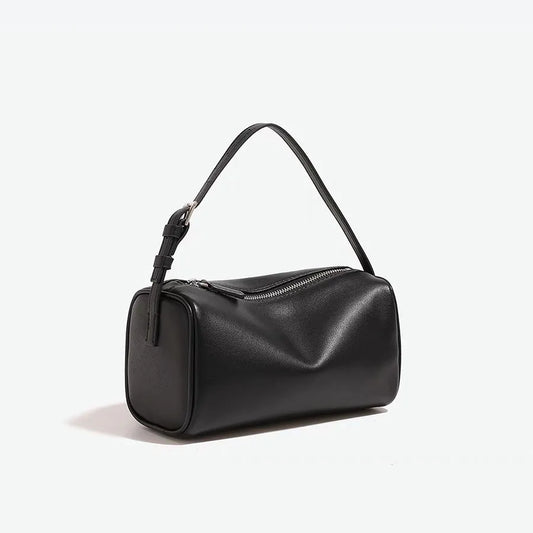 split leather 90s pen bag 2026 new luxury design soft cowhide mini one-shoulder crossbody bag suede fashion ladies handbag