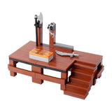 MOC Notice Board Building Blocks Bee Farm Fountain Bonfire Stove Medieval Town Street View Water Wall Bridge Road Sign Brick Toy
