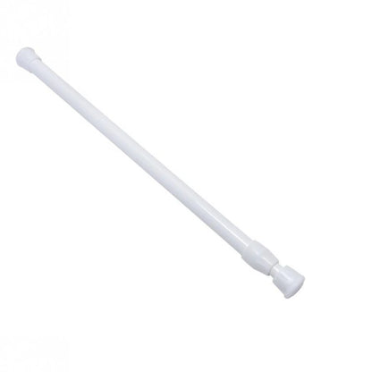Barra de cortina ajustable de metal extensible para puerta, riel telescópico, para colgar cortinas, para el hogar, 60-100 cm, 1 unidad