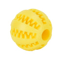Rubber Dog Ball Teeth Cleaning Pet Training Interactive Chew Toy Dogs Puppy Gift 3 Sizes 1pc 
