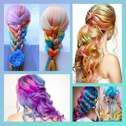 Juego de 10 peines para teñir el cabello multicolor para niños, kits de maquillaje de moda, peines desechables para teñir el cabello, juguetes para niñas, pintura para el cabello
