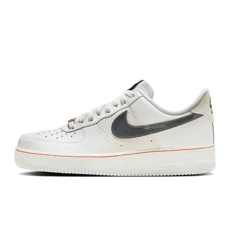 NIke Air Force 1 07 Bits For Men And Women, Embarkation , Classics, All White, Casual Sneakers, Af 1 Sports Zelongmulti Role Boa