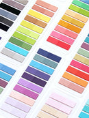 2400S Transparent Colorful Index Creative Memo Pads Office School Stationery Self-Adhesive Stickers Sticky Note Pads