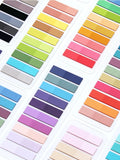2400S Transparent Colorful Index Creative Memo Pads Office School Stationery Self-Adhesive Stickers Sticky Note Pads