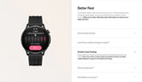 OnePlus Watch Lite SmartWatch (Versão Global), Tela de 1,46 polegadas, 59g, 10 dias de bateria confiável, Monitoramento de frequência cardíaca e oxigenação sanguínea.