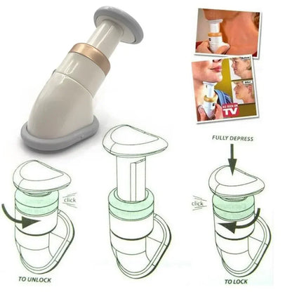 Masajeador de mandíbula y mentón para eliminar arrugas finas, delicado masajeador de cuello y escote, ejercitador para reducir la salud.