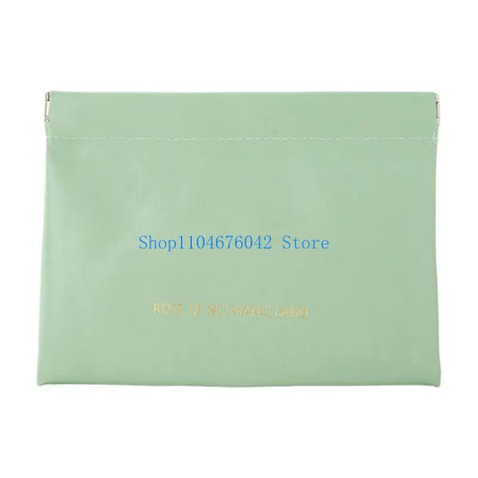 652F Automatic Closure Cosmetic Organizers PU Leather Travel Portable Storage