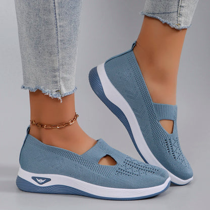 Zapatillas deportivas de primavera para mujer, modernas, transpirables, ligeras, antideslizantes, resistentes al desgaste, informales, planas.