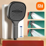 Cabezal de ducha Xiaomi de 13 cm con panel grande, 3 modos, ajustable, para el hogar, cabezal de ducha de masaje de alta presión, elemento filtrante, accesorios de baño