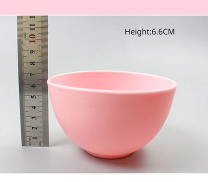 Colorful Silicone Face Mask Bowl Mask Stick Big Face Mask Powder Mixing Bowl Spatula Masks Brush Skin Care Set Belleza Y Salud