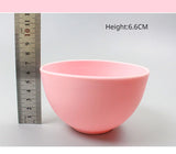 Colorful Silicone Face Mask Bowl Mask Stick Big Face Mask Powder Mixing Bowl Spatula Masks Brush Skin Care Set Belleza Y Salud