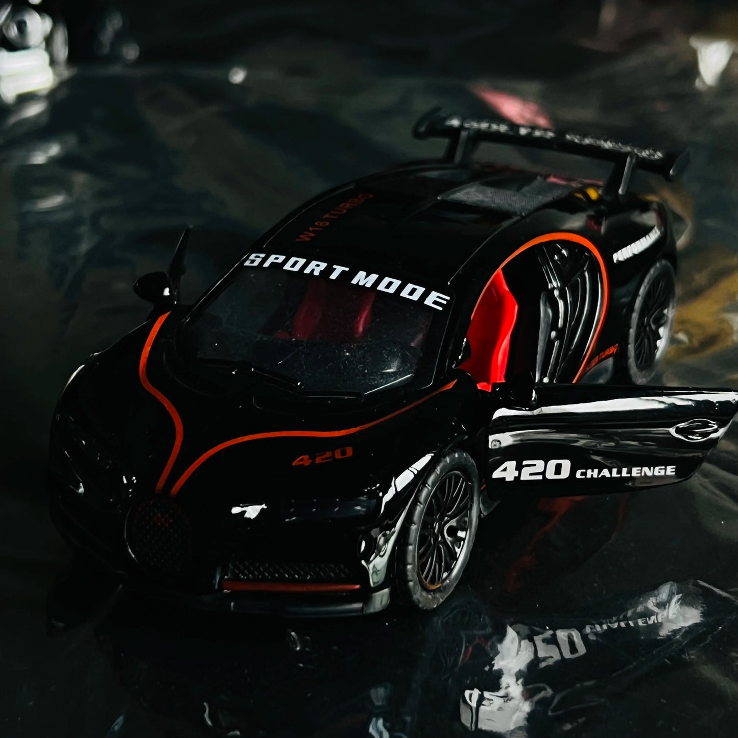 Simulated alloy sports car, toy car model, gift and decoration collection for boys during holidays