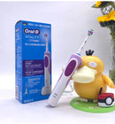 Cepillo de dientes eléctrico Oral B para adultos, recargable, con rotación, blanqueamiento 3D y cabezales de regalo.