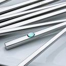 23cm Exquisite Dragon Pattern Chopsticks 304 Stainless Steel Non-slip Chinese Chopstick Food Sushi Sticks Home Kitchen Tableware