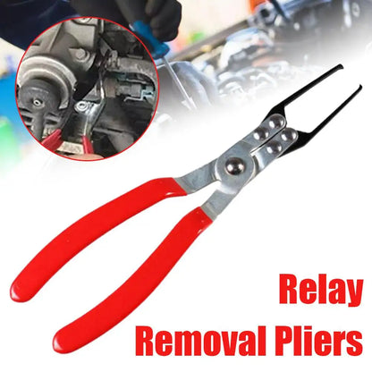 Abrazadera de desmontaje de relé automotriz universal, extractor de fusibles, alicates de extracción de coche, herramienta manual de clip, herramienta de reparación de automóviles adecuada, herramienta de extracción