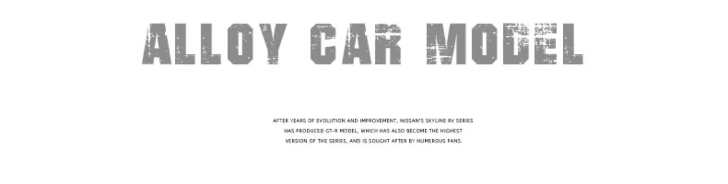 1/36 Nissan GTR Metal Car Model Toys for Boys Alloy Diecast Pull Back Model Car Collection Vehicle for Kid Gifts Adult Toys