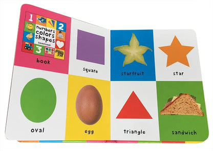 Montessori First 100 English Words Learning Cardboard Book Animals Colors Numbers Language Physical Picture Teaching Aids