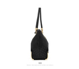 FOXER Genuine Leather Lady's Handbag Elegant Luxury Design Women Shoulder Bag Large Capacity Tote Bag Best Gift for Mom, Wife