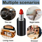 1PC Car Lipstick Holder Fit,Space-Saving Vent Side Organizer for Lipsticks,Sleek Black Design,Sturdy ConstructioTravel Essential