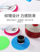 xgnvpy Silicone Mat Coaster Food Grade Non-slip Placemat Table Protection Kitchen Accessory Gadget Round Cup Mat
