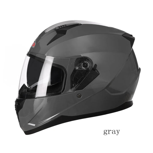 Motorcycle Helmet Full Face Double Lens Capacete Professional Men Women Four Seasons DOT ECE Approved Safety Protective Casco