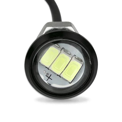 1pcs Eagle Eye LED Car Light Bright Daytime Running Lights DRL For Motorcycle Auto Parking signal Lapms 12v 24v Alloy Shell