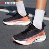 Baasploa Women's Professional Running Shoes Outdoor Carbon Plate Non-Slip Sports Shoes Female Casual Breathable Jogging Sneakers