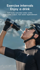 ROCKBROS Cycling Water Bottle 600ml Lightweight Bottle With Dust Cover Gym Water Kettle Drink Outdoor Sports Bike Accessories