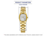 Relógio feminino Casio LTP 1169 bicolor quartzo a prova de agua 30m