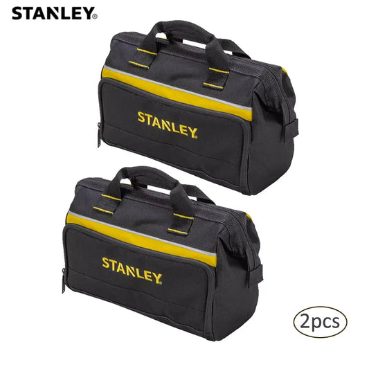 Stanley-Electrician's Tool Bags, Portable Lightweight Tool Storage Bag, Reinforced Base, 8 Pockets, 12 Inches, 1-93-330, 600 Denier, Plumbers