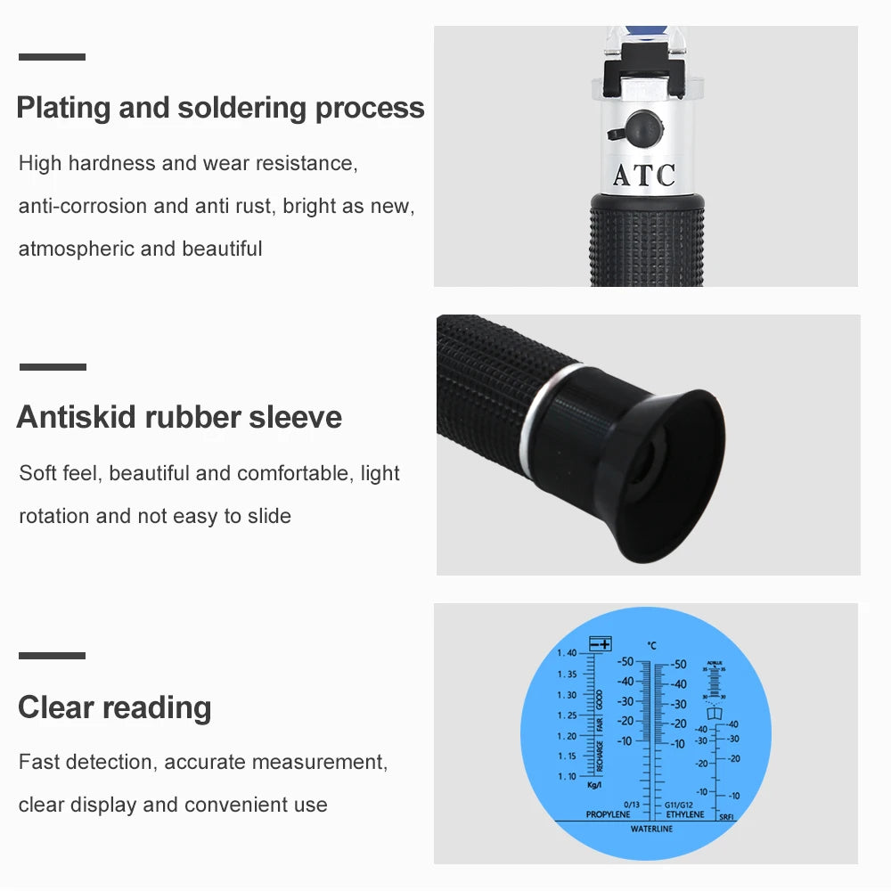 4-in-1 Handheld Car Refractometer Vehicle Urea Tester 30-35% With ATC For Car Manufacturers Large Fleet Retail Box Optional
