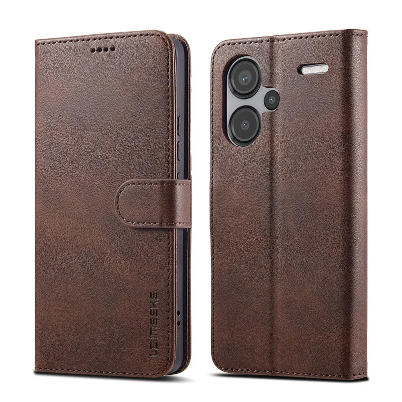 For Xiaomi Redmi Note 13 Pro Plus 5G Case Flip Leather Wallet Book Case On note13 4G Phone Cover Magnetic Card Slot Holder