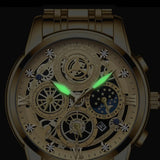 BINBOND Luxury Fashion Casual Quartz Men Watch Stainless Steel Strap Luxury Dial Luminous 30M Waterproof Business Men Wristwatch