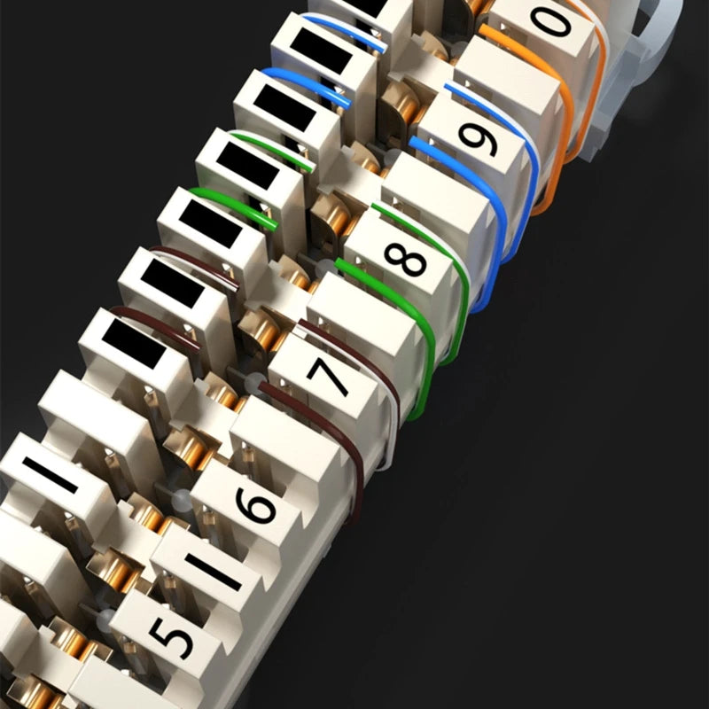 10 Pairs krone Article Telephone Module Spring Snaps into Wiring Module krone Article Voice Line Distribution Frame