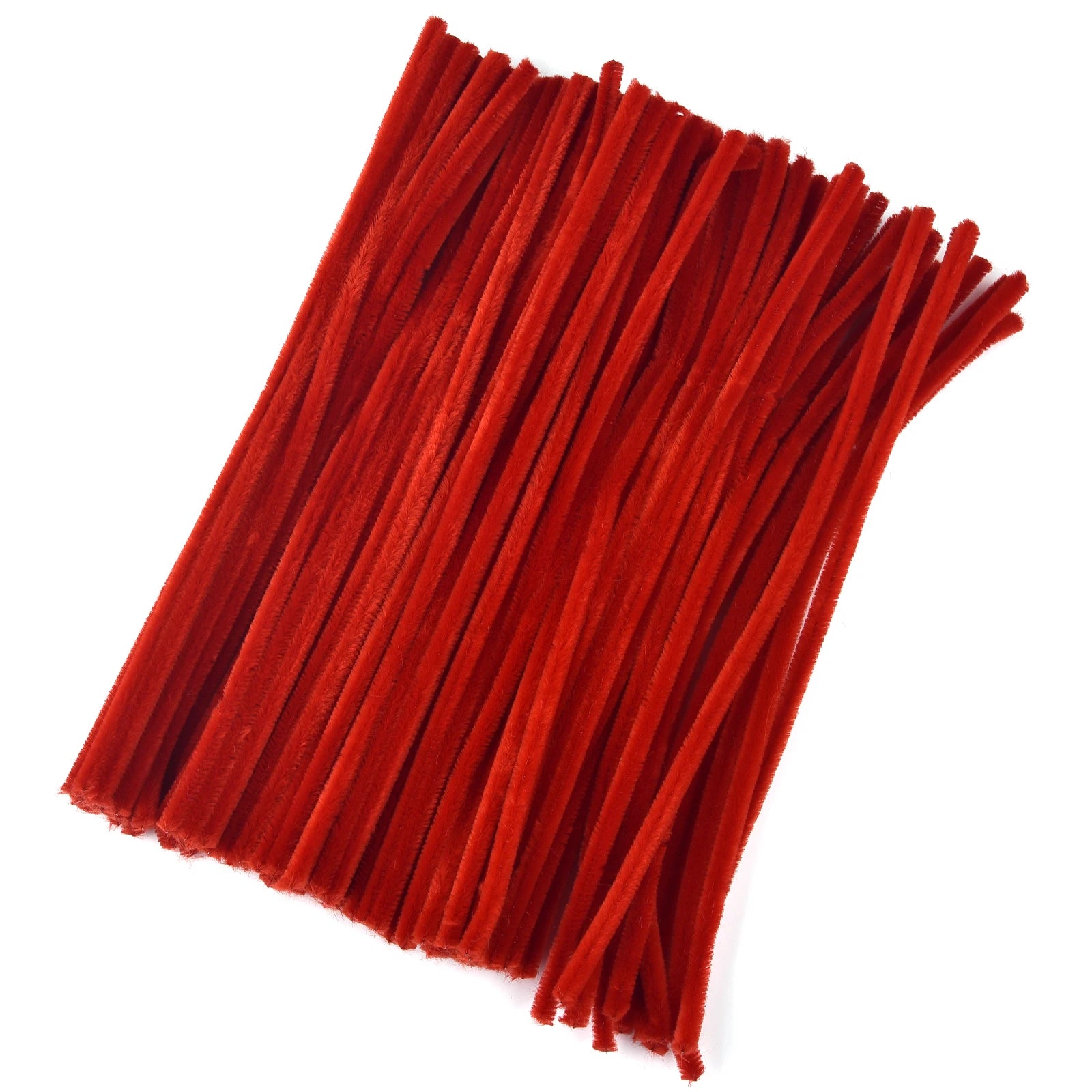 100pcs Chenille Stems Toys DIY Strips Twist Bar Anvil Wire Craft Pipe Creative Hobby Children Plush Stick Chenille Sticks