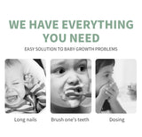 13/20PCS Baby Grooming and Health Kit Safety Care Set Newborn Nursery Health Care Set with Hair Comb Nail Trimmer Nose Cleaner