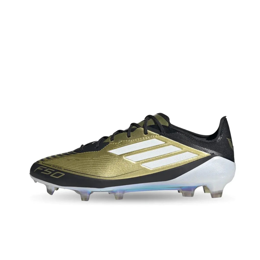 Adidas F50 Elite FG Low-Top Men football boots Cushioning rebound Soccer shoes Light and flexible sneaker Soft and cosy blue