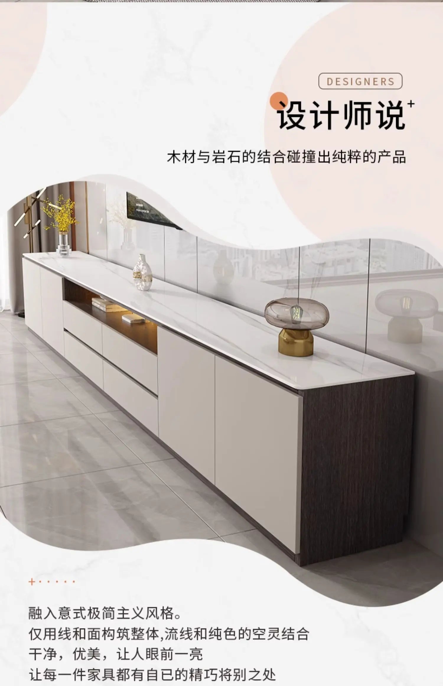 Modern Elegan Tv Stand Simplet Decor Luxury Storage Tv Cabinet Nordic Glamour Mueble De Sala Modernos Living Room Furniture
