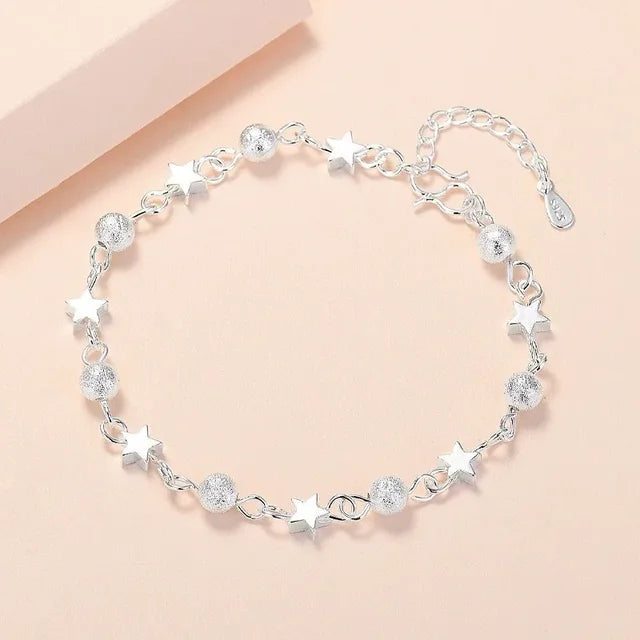 925 Sterling Silver Bracelet for Women Wedding Party Chain Beautiful Jewelry Gifts Various Styles Fashion High Quality 