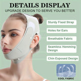 Vendaje adelgazante facial reutilizable para mujer, moldeador de cara con línea en V, cinturón para levantar mejillas y barbilla, correa de masaje Facial, herramientas de belleza para el cuidado de la piel Facial