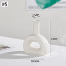 Ceramic Fired Vases,Hydroponic Dried Flower Utensils,Ornaments,Home Living Room Tables,Decorative Vases,Shaped Ceramic Vases