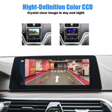 Câmera de ré automotiva à prova d'água 12V Amplo ângulo Visão noturna Estacionamento reverso CCD LED Monitor de ré universal