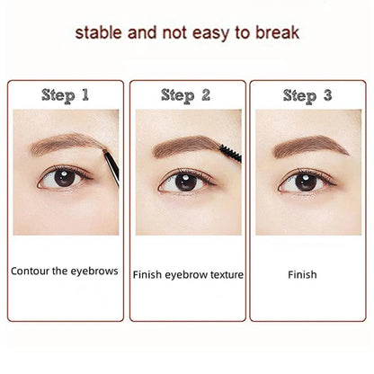 Natural Eyebrow Pencil 5 Colors Brown Double Head Long Lasting Waterproof Ultra Fine Eye Brow Pen Luxury Gold Cosmetic