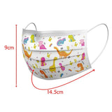 50pcs Cartoon Kids Disposable Mask 3 Layer Child Filter Hygiene Thicken Children's Face Mouth Mask Earloop mascarilla infantil