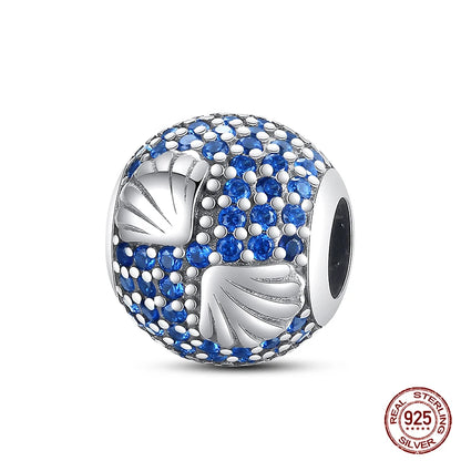 Ocean Series - Original Genuine 925 Sterling Silver Turtle Crab Mermaid Charm Beads Suitable for 3mm Bracelet DIY Making Pendant