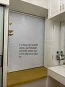 Blind Curtains No Punching Bathroom Toilet Kitchen Office Bedroom Roller Shutter Shading Lifting Rolling and Pulling Type Blinds