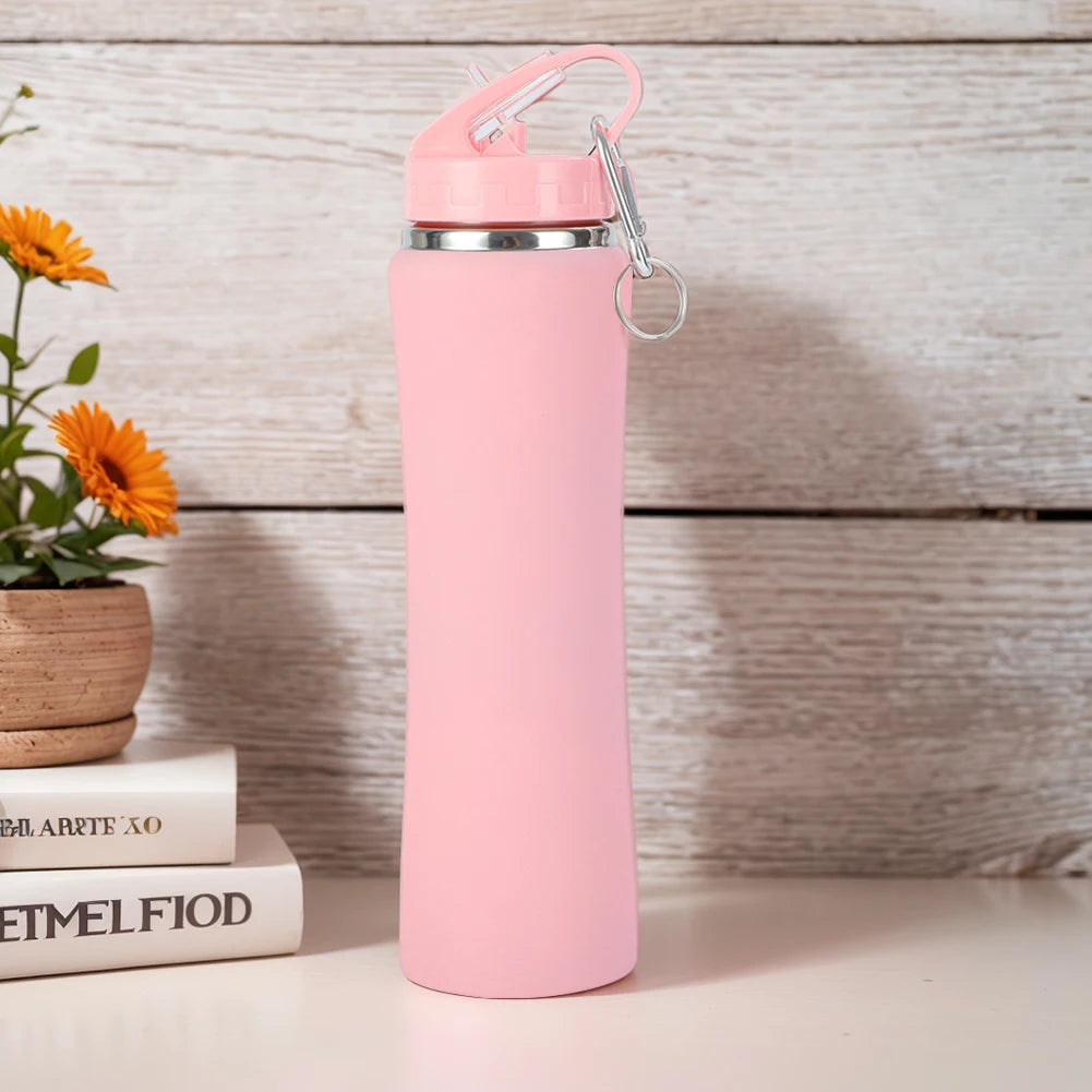 750ml 304 Stainless Steel Thermal Bottle Vacuum Insulated Cup with Straw Insulated Tumbler Thermal Coffee Car Cup Men Women